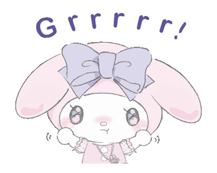 Grr My Melody GIF