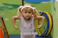 Grr Strong Michelle Tanner GIF