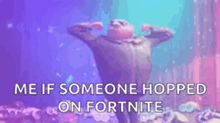 Gru Dancing Me If Someone Hopped On Fortnite GIF