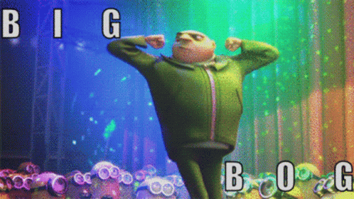 Gru Flexing Muscles With Minions And Big Boogie GIF