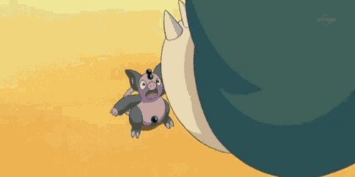 Grumpig Snorlax GIF