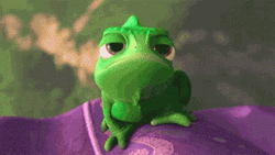 Grumpy Frog Stick Tongue Out GIF