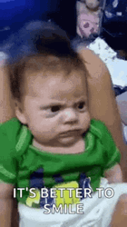 Grumpy Mood Baby GIF