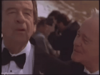 Grumpy Old Man Smiling GIF