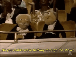 Grumpy Old Men Statler And Waldorf Arguing GIF