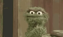 Grumpy Oscar The Grouch GIF