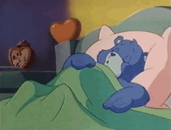 Grumpy Sleeping Bear GIF