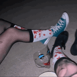 Grunge Aesthetic 90S Fashion Stockings GIF