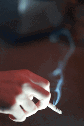 Grunge Aesthetic Cigarette Smoke Art GIF