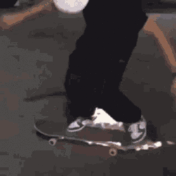 Grunge Aesthetic Flipping Skateboard GIF
