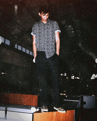 Grunge Editorial Men's Fashion Photography GIF