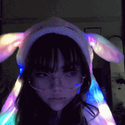 Grunge Fashion Bunny Girl GIF