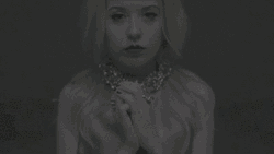 Grunge Style Woman Black White GIF