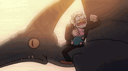 Grunkle Stan Pterodactyl Punch GIF