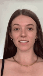 Gryffindor Face Paint Transformation GIF