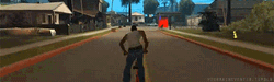 GTA Guy Riding A Bike GIF