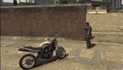 GTA Horse Riding A Motorcycle GIF