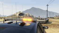 GTA Police Car Lights GIF