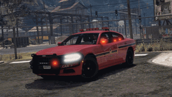 GTA Police Red Patrol Car GIF