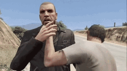 Gta5 Trevor Beats A Guy Up Stomping GIF