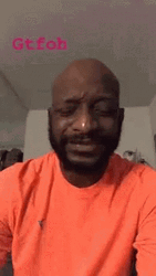 Gtfo Black Man In Orange Tees GIF