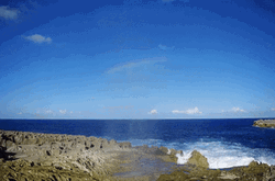 Guadeloupe Beach Splash GIF