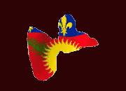 Guadeloupe Island Flag  GIF