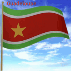 Guadeloupe Old Flag GIF