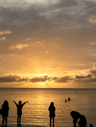 Guam Beautiful Sunset Beach
