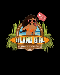 Guam Coffee Island Girl Icon