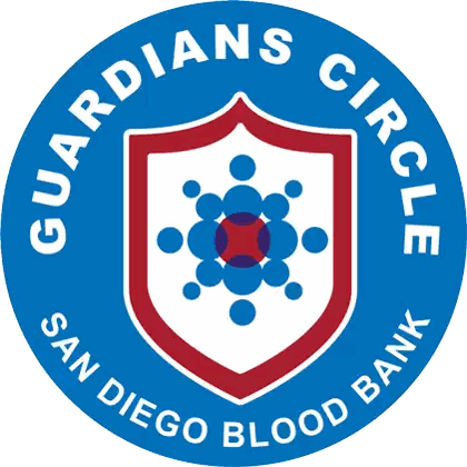 Guardians Circle San Diego Blood Bank Logo Sticker
