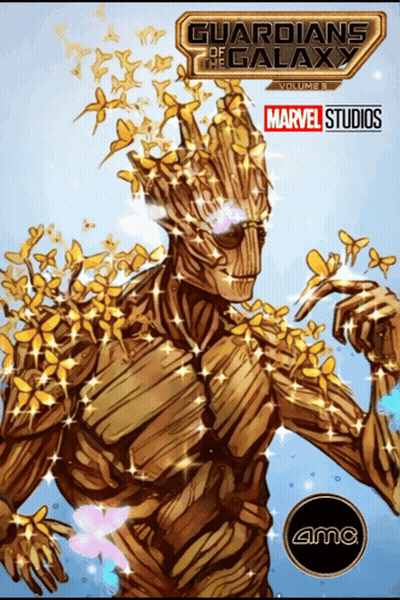 Guardians Of The Galaxy Volume 3 Cover GIF