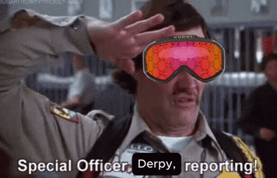 Gucci Goggles Man Says Special Officer Derpy Reporting GIF