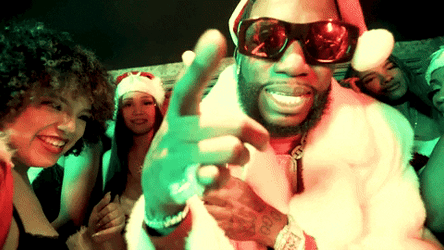 Gucci Mane East Atlanta Black Santa GIF