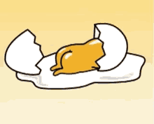 Gudetama Hiding In His Egg Shell GIF