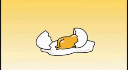 Gudetama Lazy Egg Butt Crack GIF