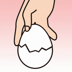 Gudetama Lazy Egg Crack Hi I Can't GIF