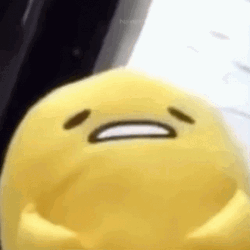 Gudetama Lazy Egg Plushie  GIF