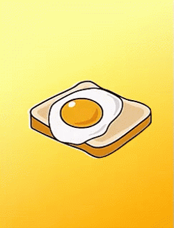 Gudetama Lazy Egg Slide Talking Sandwhich GIF