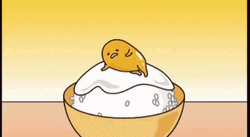 Gudetama Lazy Egg Topping GIF