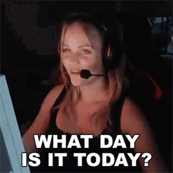 Guess What Day It Is Girl Streamer GIF
