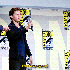 Guest Tom Holland Comic Con GIF