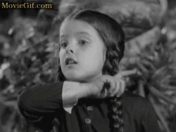 Guillotine Like Motion Little Girl GIF