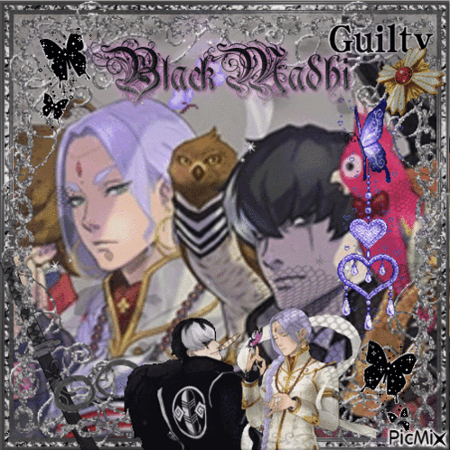 Guilty Black Peach Anime Characters GIF