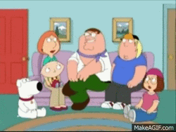 Guilty Family Guy Raising A Hand  GIF