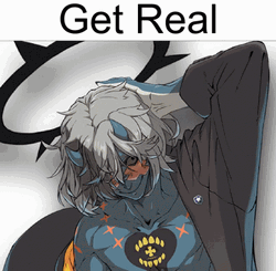 Guilty Gear Happy Chaos Nagito Shy Pose GIF