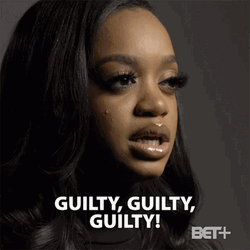 Guilty Guilty Guilty Girl Talking  GIF