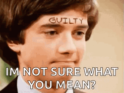 Guilty Not Sure What You Mean  GIF