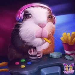 Guinea Pigs Eating Fries GIF