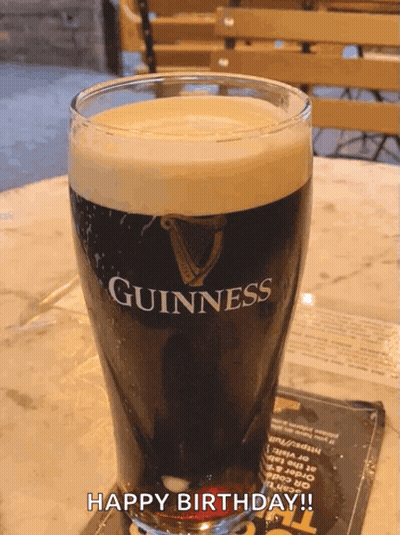 Guinness Beer Glass GIF